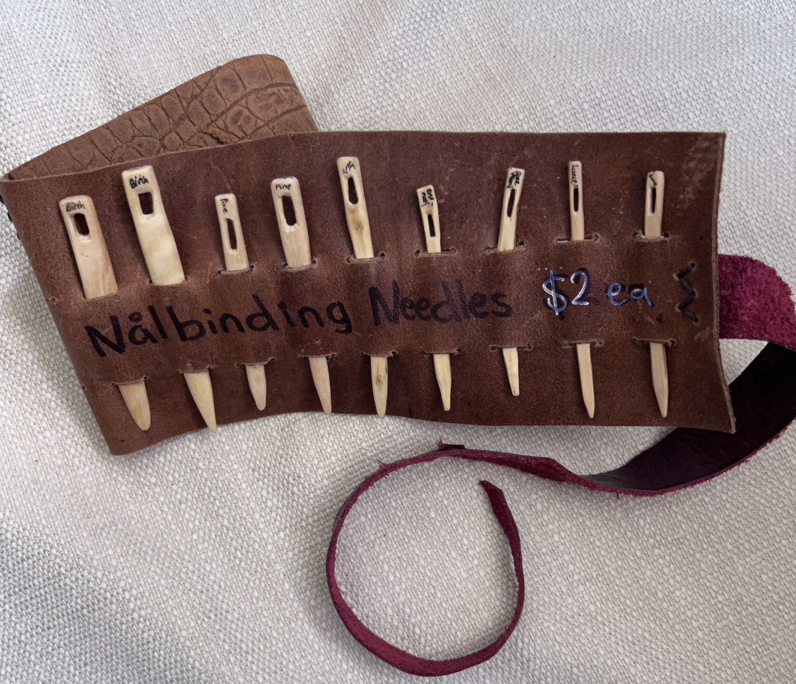 Solvi's market goods CF 2023 - nalbinding needles